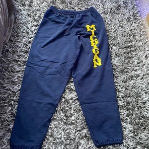 The cotton exchange vintage University of Michigan sweatpants